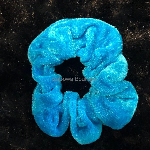 Hand Crafted Other - Blue Velvet Scrunchie HANDCRAFTED (kids)